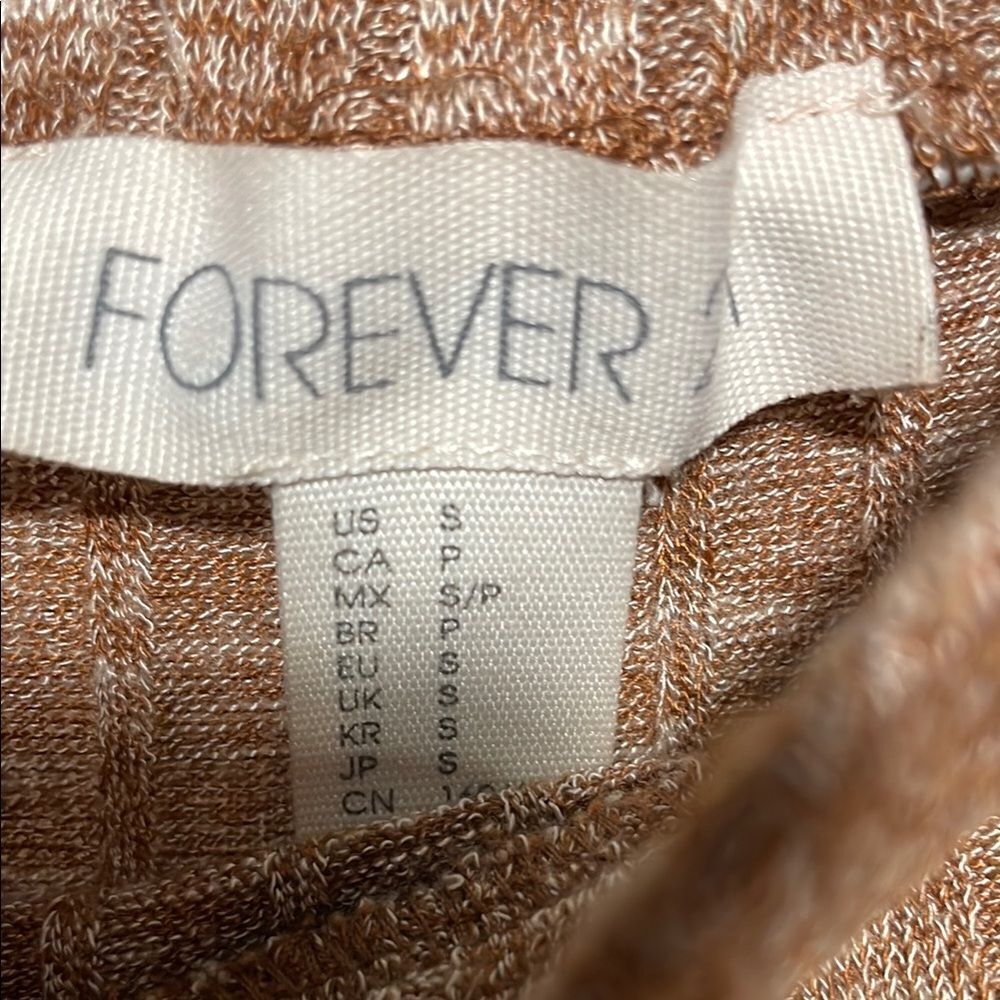Forever 21 Tan Ribbed Maxi Skirt Casual - Picture 4 of 7